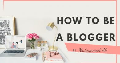 How to be a blogger